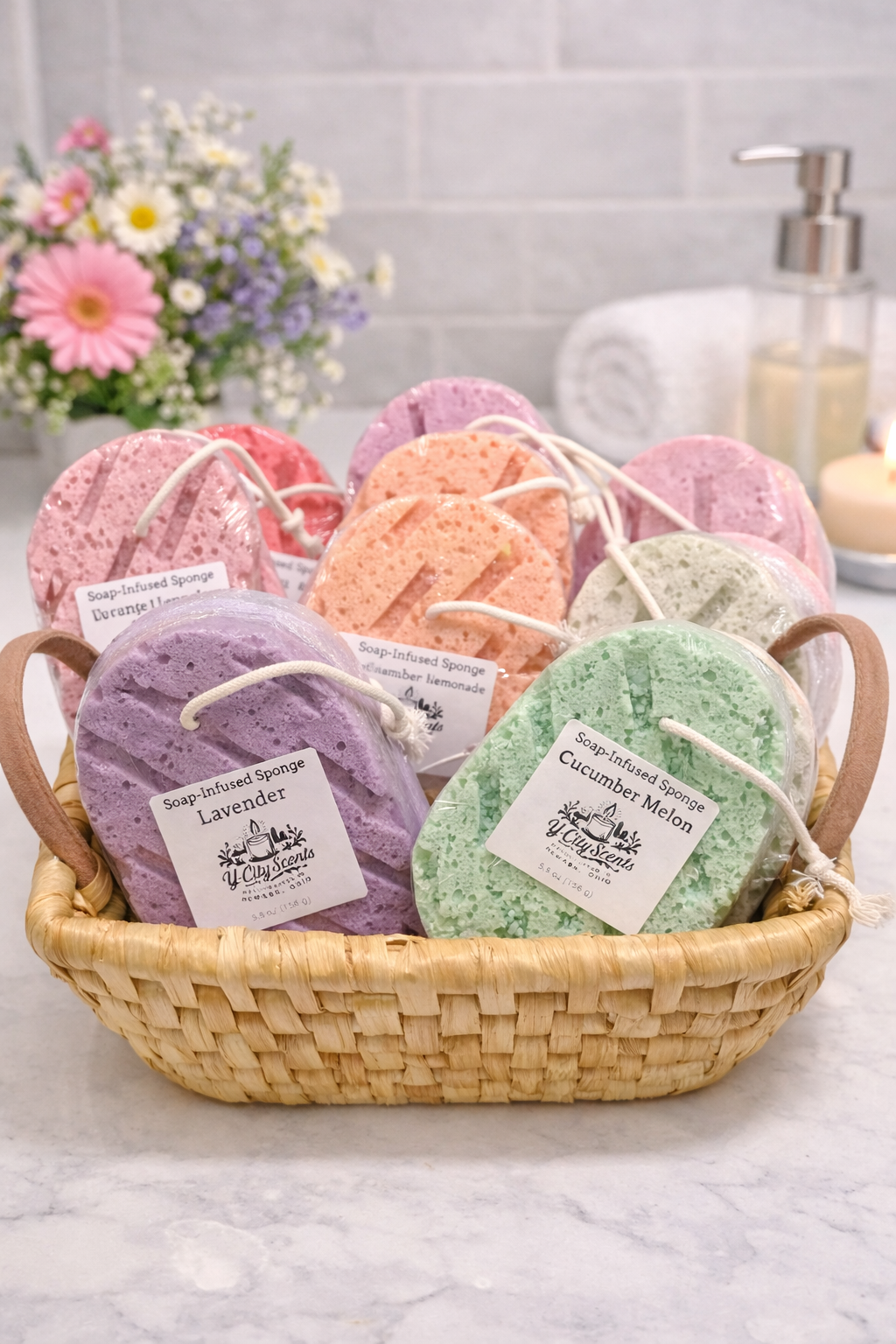 Soap-Infused Sponges