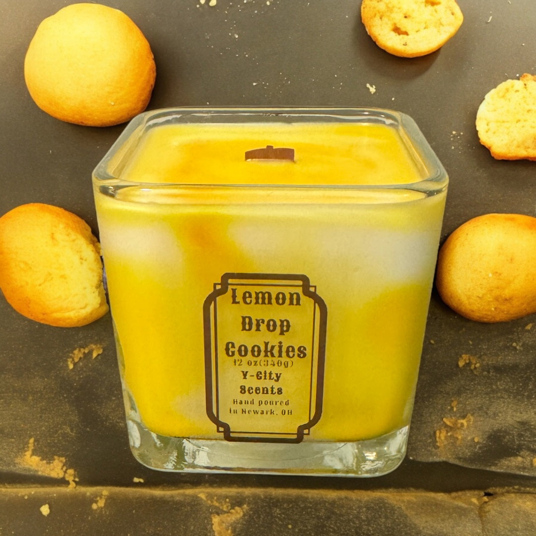 Lemon Drop Cookies - 12 oz. wooden wick candle